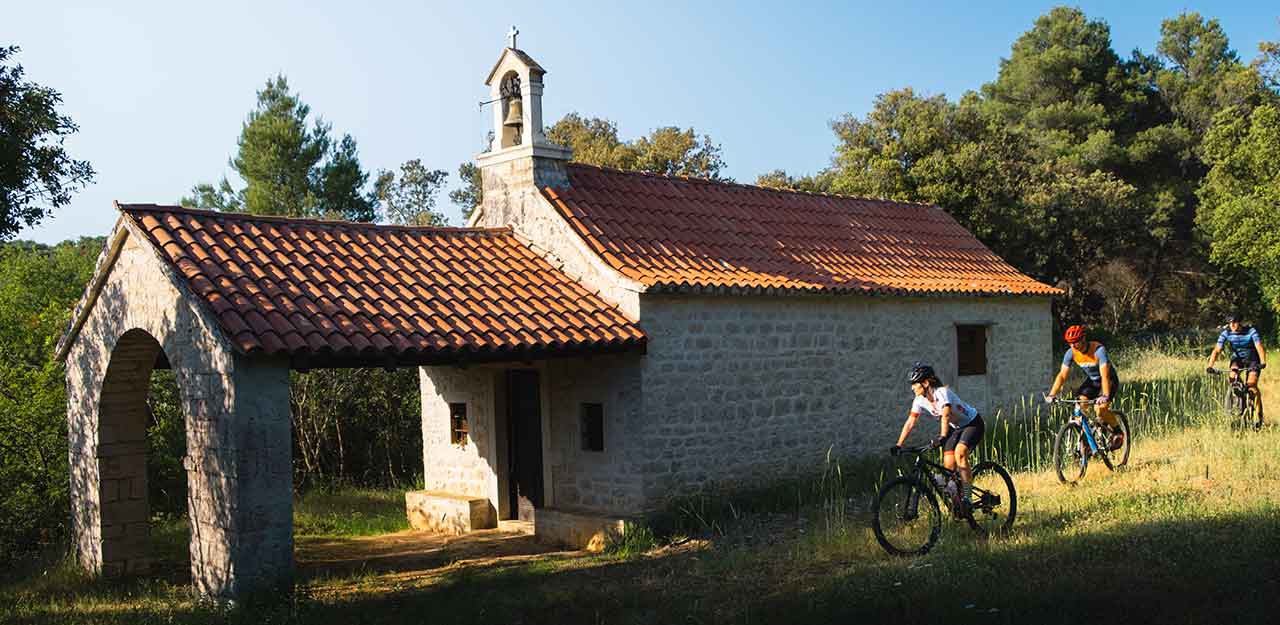 Rivijera Okrug Trogir-Fahrradtouren der Insel Čiovo