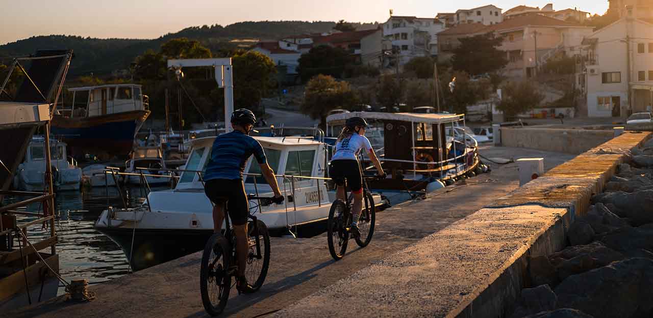 Rivijera Okrug Trogir-Fahrradtouren der Insel Čiovo