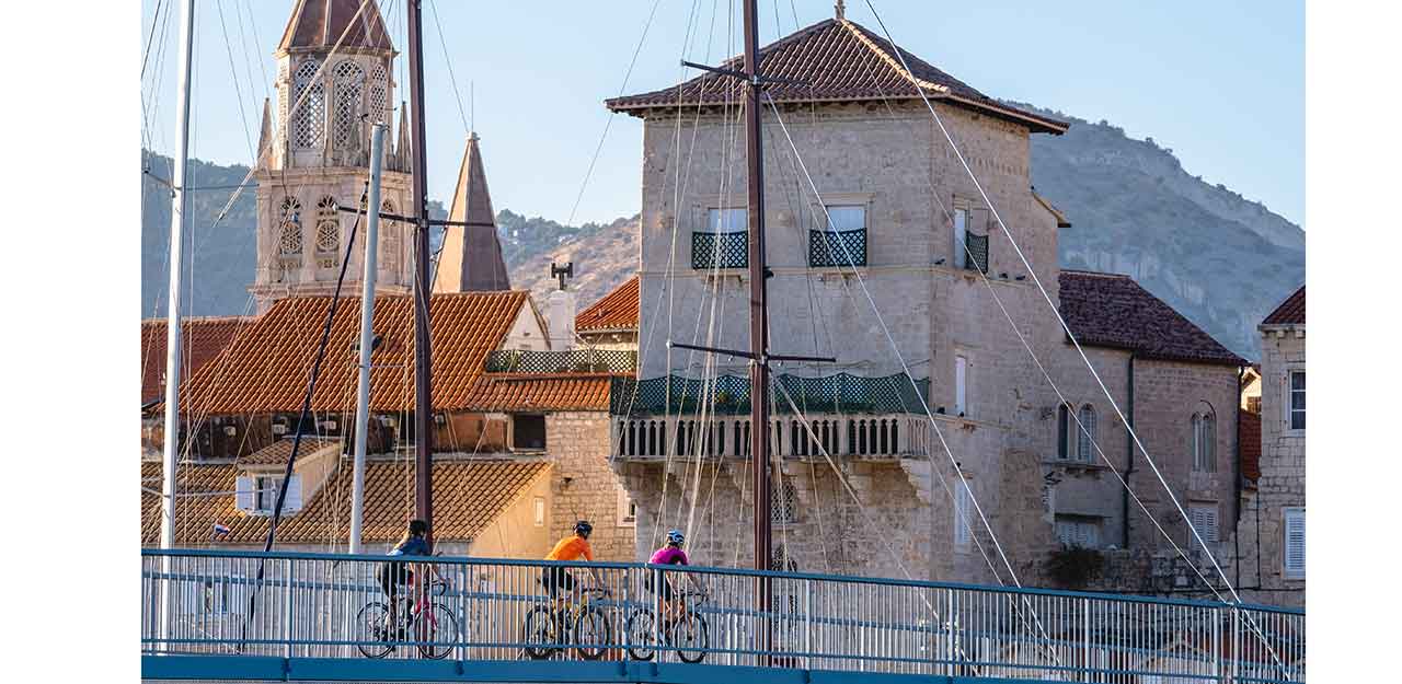 Rivijera Okrug Trogir-Radtouren Insel Čiovo