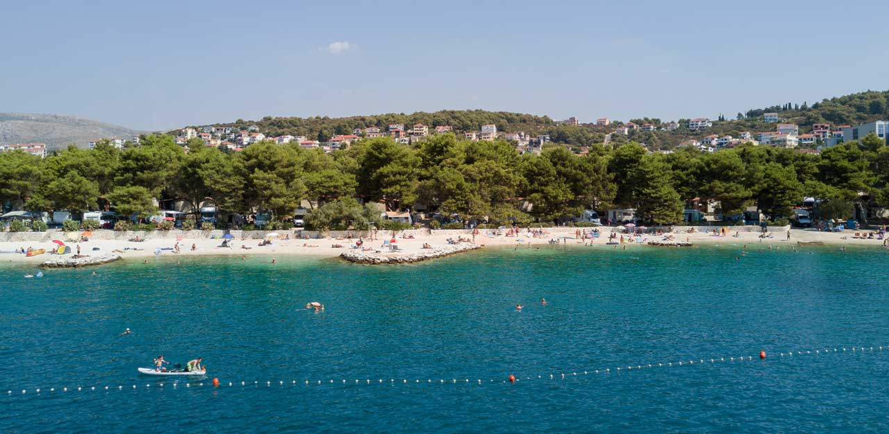 Riviera Okrug-Trogir Camping Rožac Strand