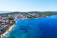 Riviera Okrug-Trogir - Kuzmića Bucht - Bewertung der Qualität des Meeres an den Stränden